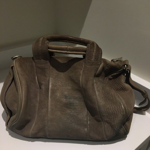 Alexander Wang Rocco in gray laser cut leather - Picture 3 of 7